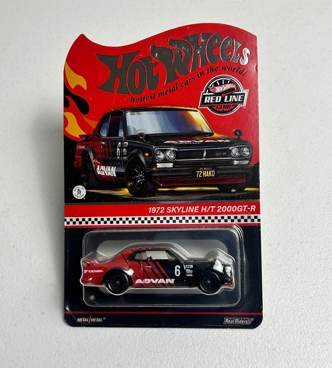 Hot Wheels 1:64 RLC 1972 Skyline H/T 2000GT-R Advan