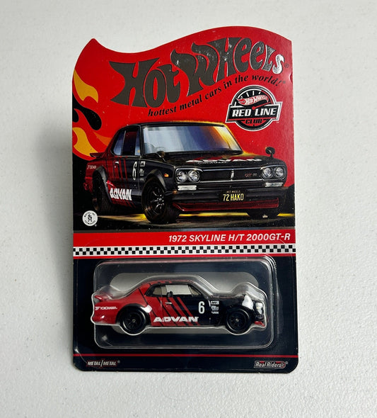 Hot Wheels 1:64 RLC 1972 Skyline H/T 2000GT-R Advan