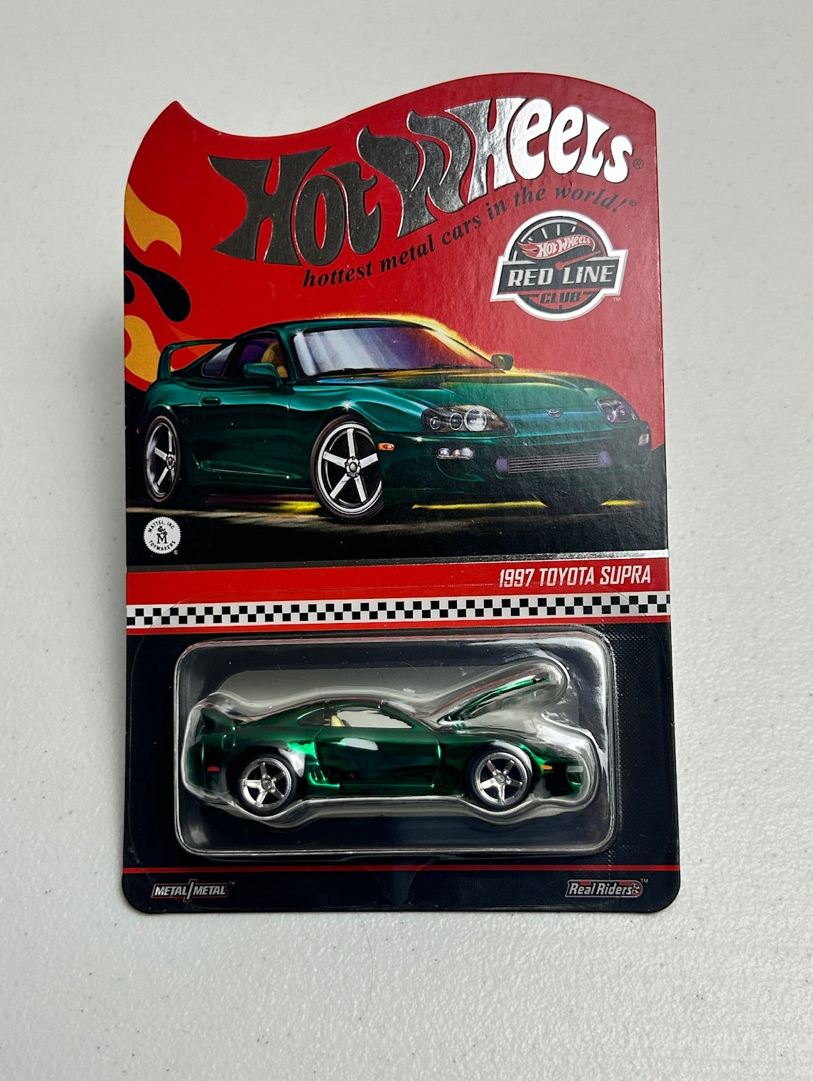 Hot Wheels 1:64 RLC 1997 Toyota Supra Green