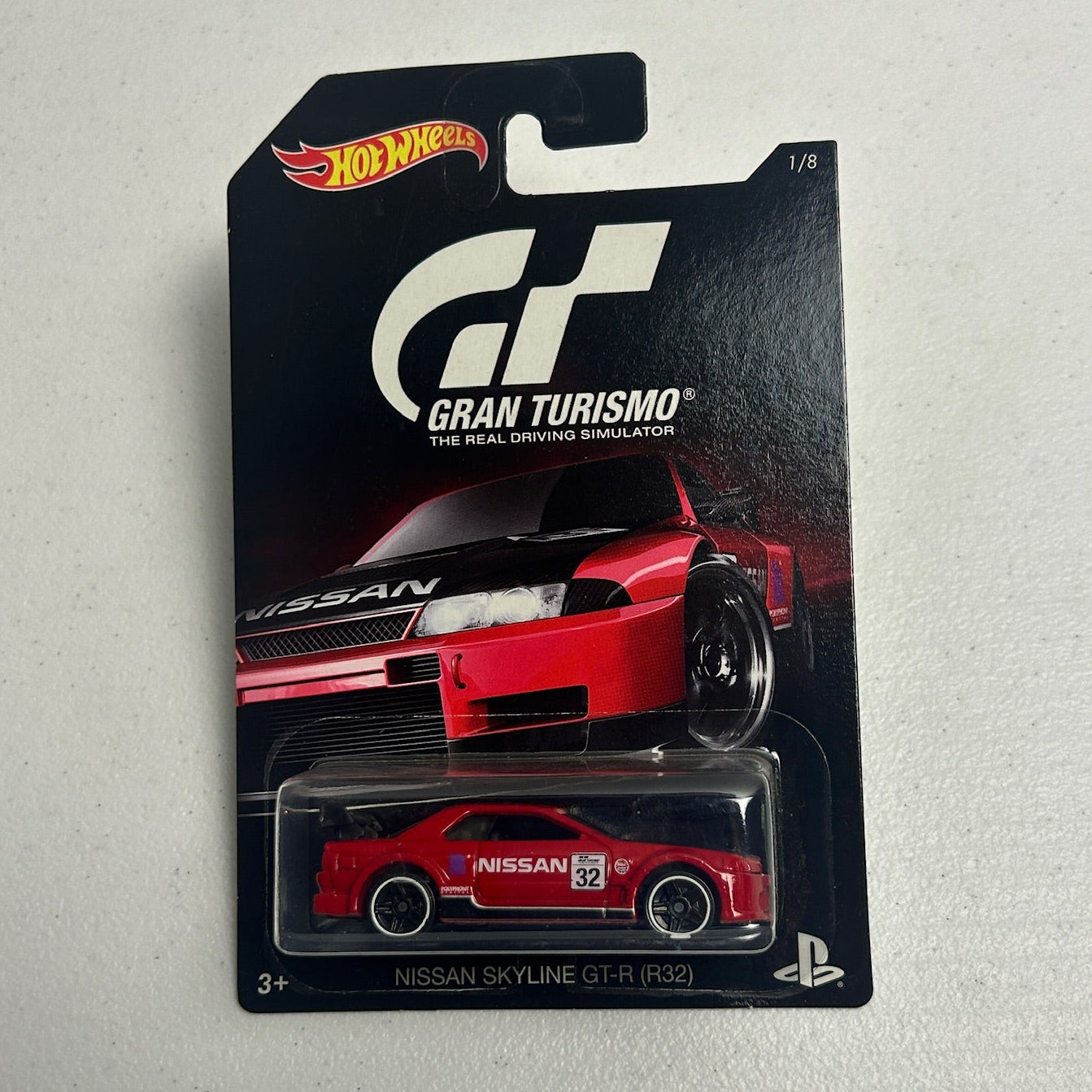 Hot Wheels 1:64 Gran Turismo Nissan Skyline GT-R (R32) Red
