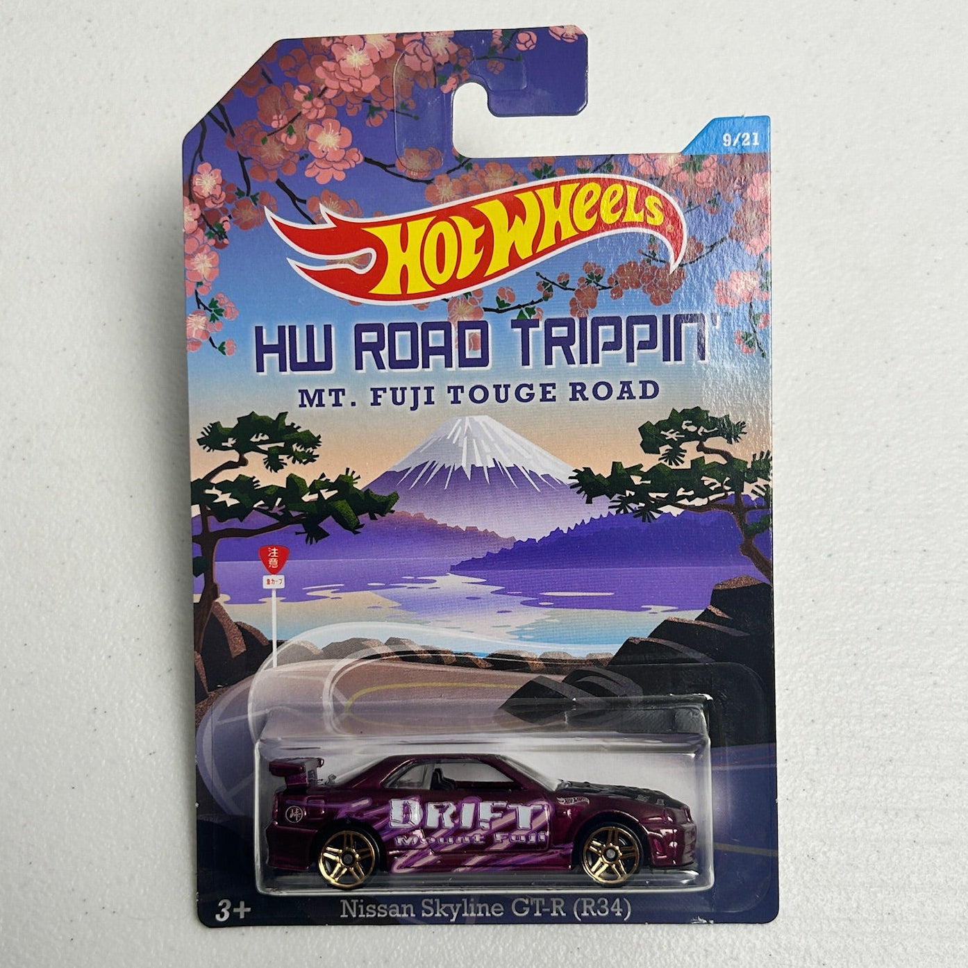 Hot Wheels 1:64 HW Road Trippin' Nissan Skyline GT-R (R34) 9/21