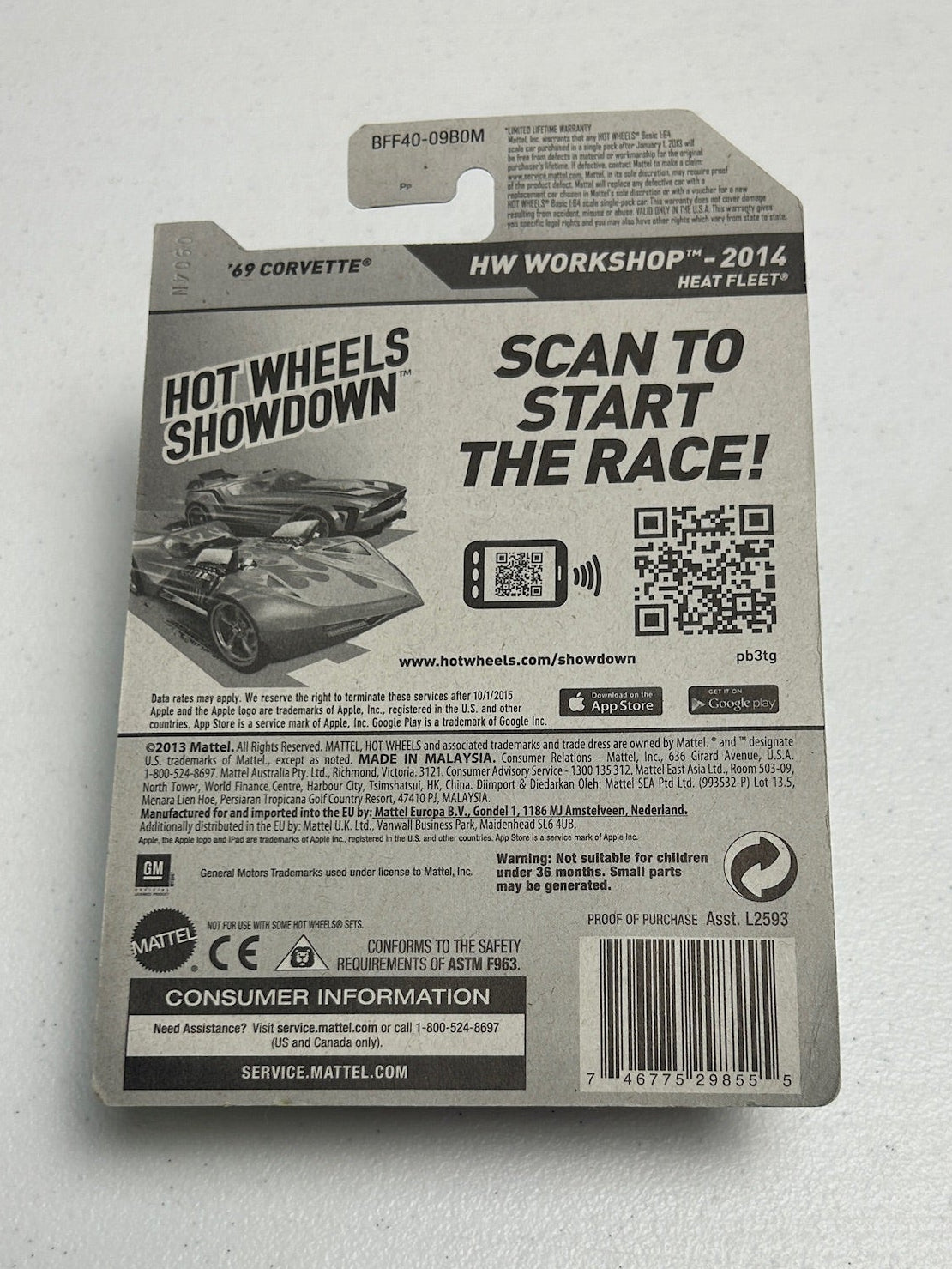 Hot Wheels 1:64 '69 Corvette Super TH