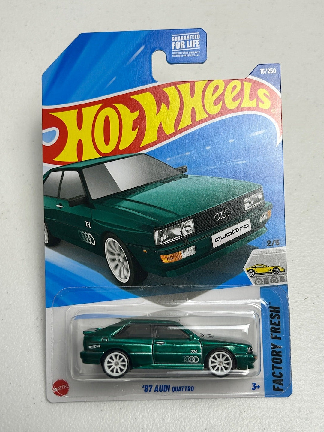 Hot Wheels 1:64 '87 Audi Quattro Super TH