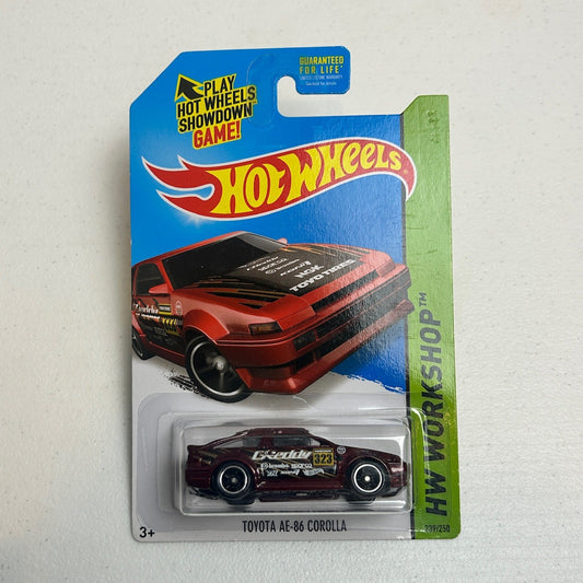 Hot Wheels 1:64 Toyota AE-86 Corolla Super Treasure Hunt