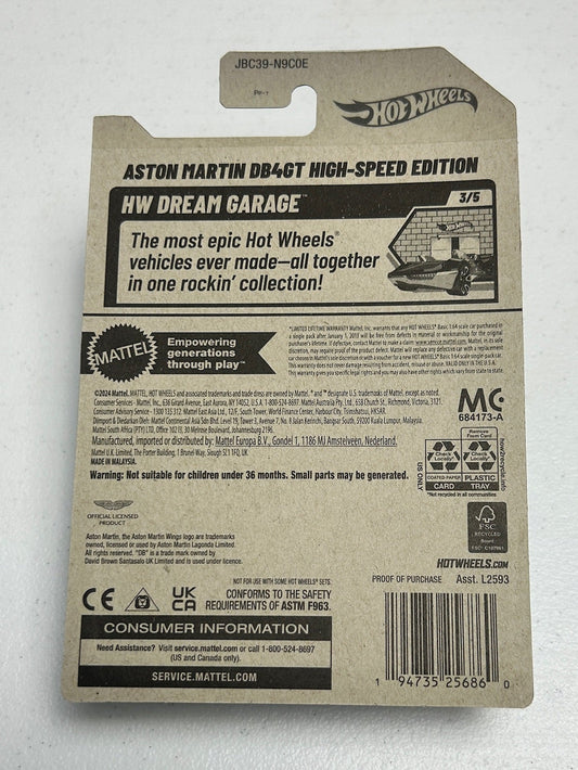 Hot Wheels 1:64 Aston Martin DB4GT High-Speed Edition Super TH
