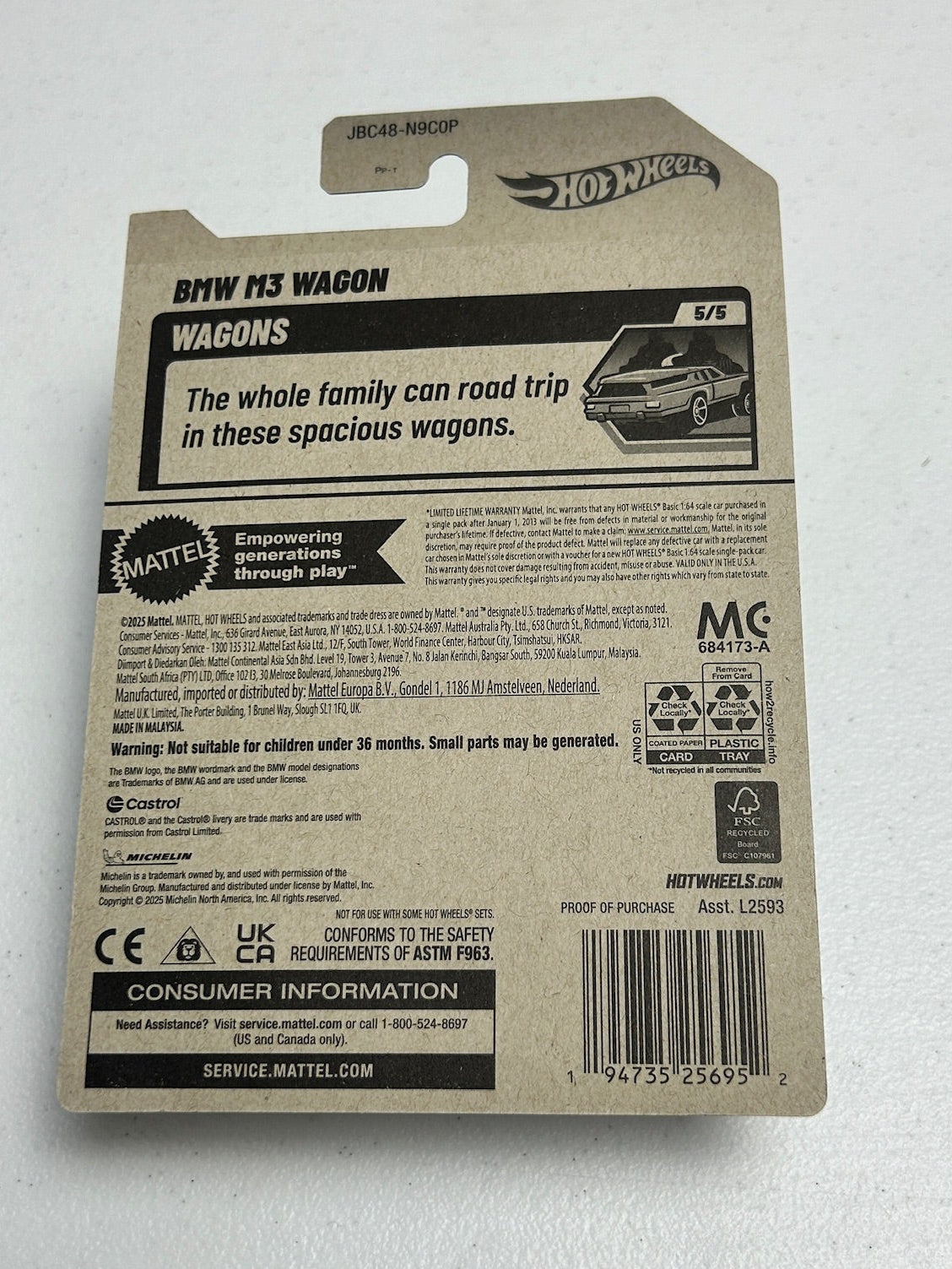 Hot Wheels 1:64 BMW M3 Wagon Super TH