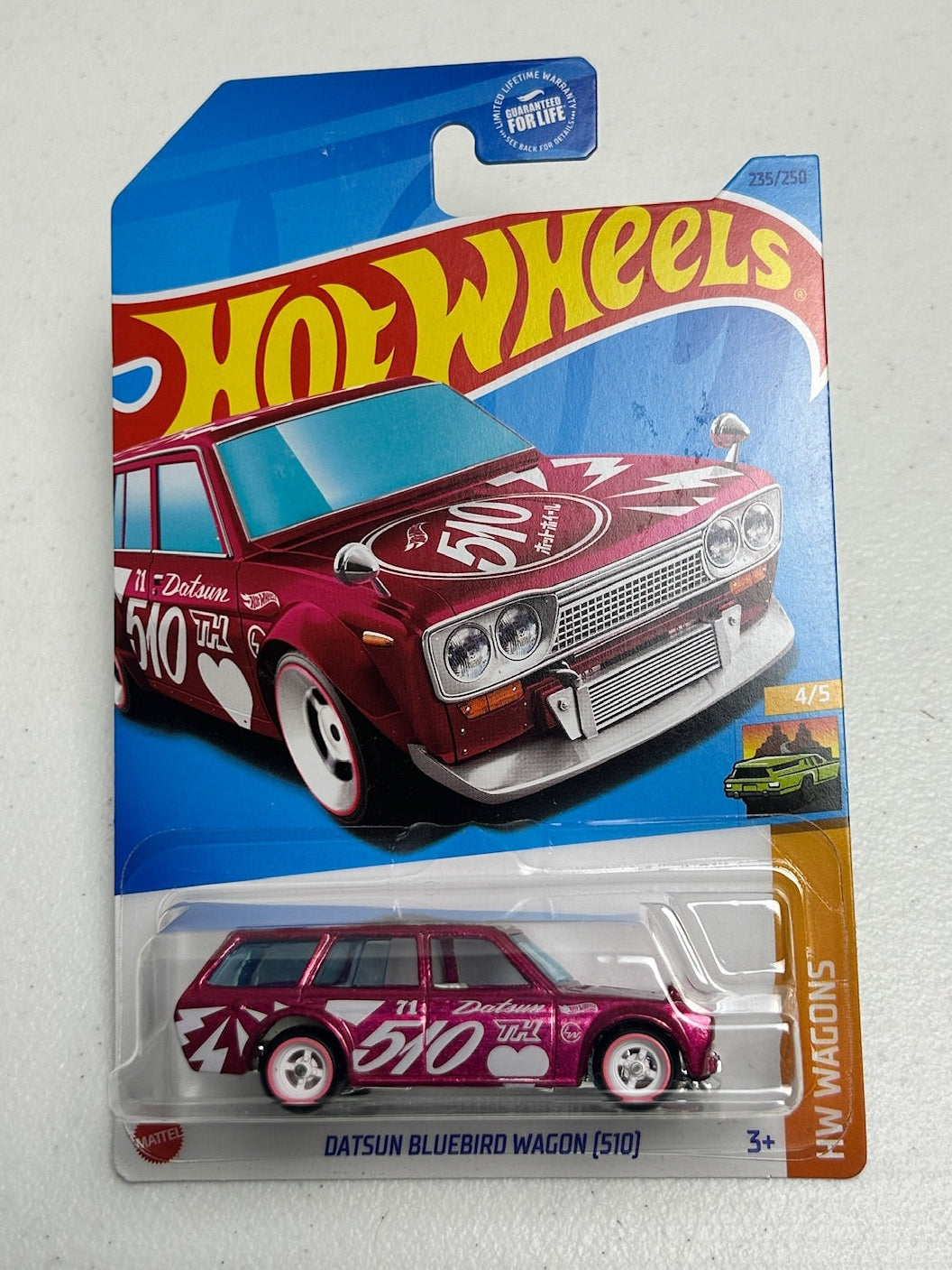 Hot Wheels 1:64 Datsun Bluebird Wagon (510) Super TH
