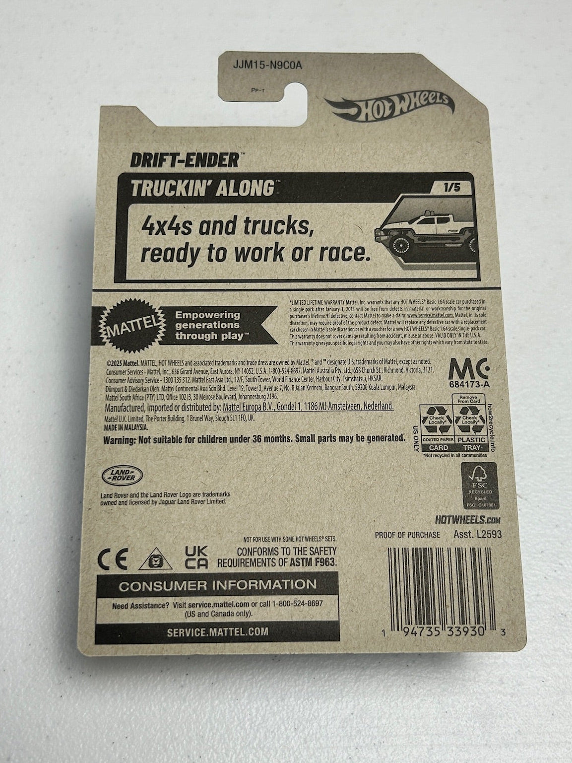 Hot Wheels 1:64 Drift-Ender Super TH