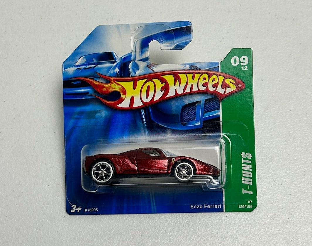 Hot Wheels 1:64 Enzo Ferrari Super TH Short Card