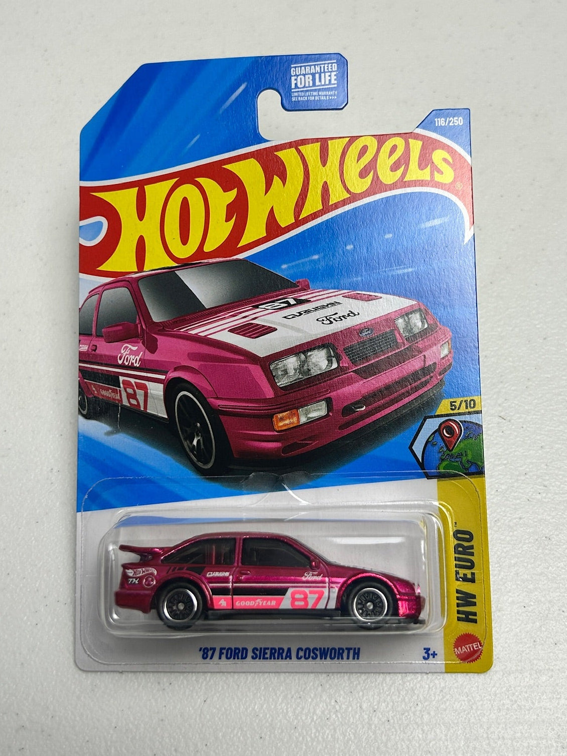 Hot Wheels 1:64 '87 Ford Sierra Cosworth Super TH