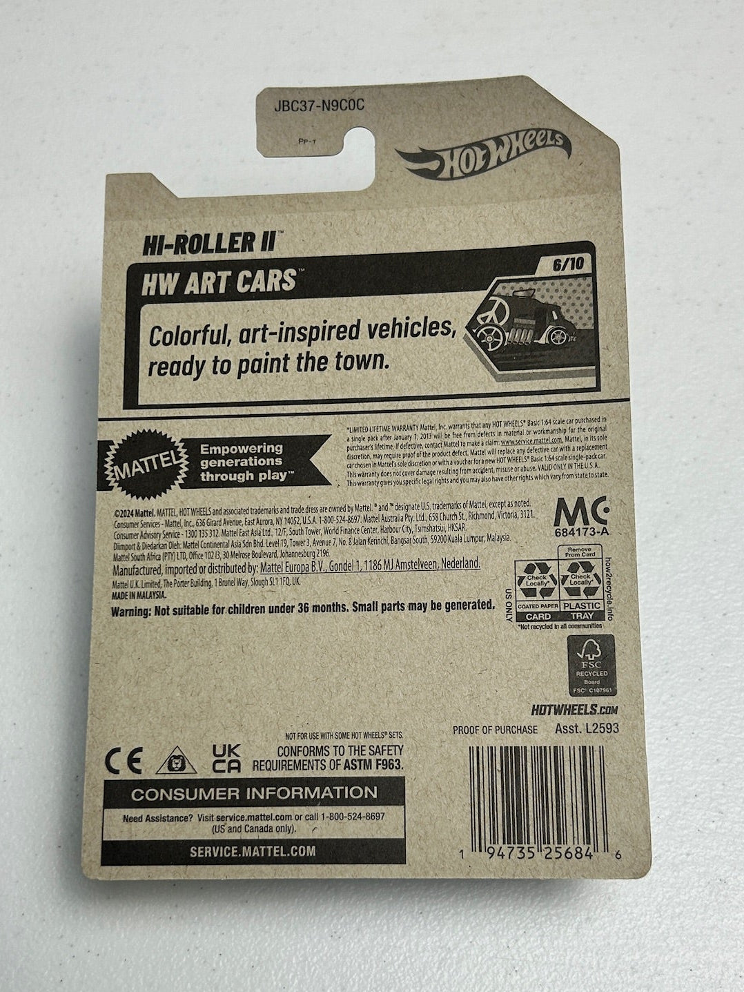 Hot Wheels 1:64 Hi-Roller II Super TH