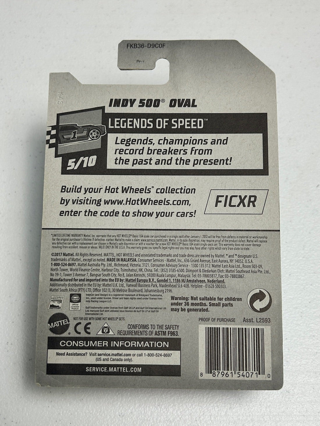 Hot Wheels 1:64 Indy 500 Oval Super TH