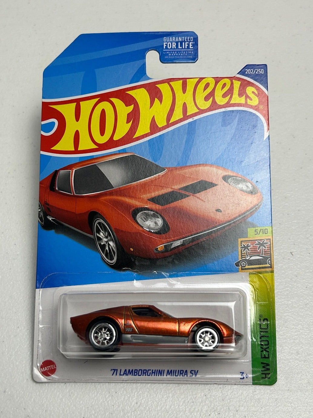 Hot Wheels 1:64 '71 Lamborghini Miura SV Super TH