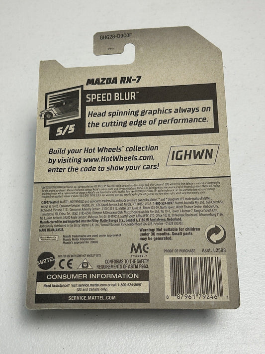 Hot Wheels 1:64 Mazda RX-7 Super TH