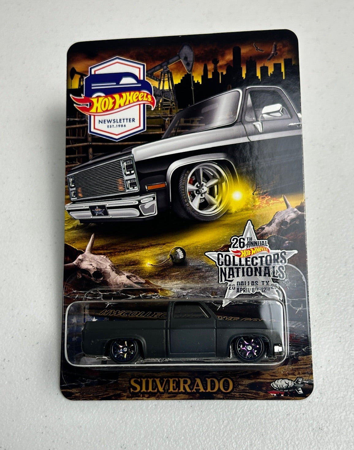 Hot Wheels 1:64 Nationals Newsletter '83 Chevy Silverado