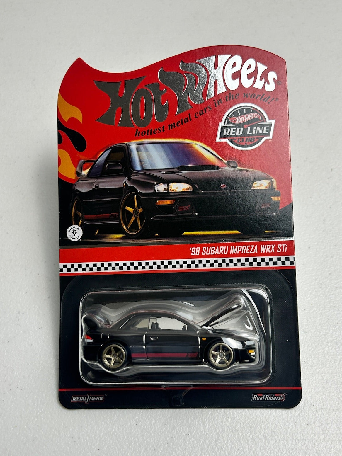 Hot Wheels 1:64 RLC '98 Subaru Impreza WRX STI Slate