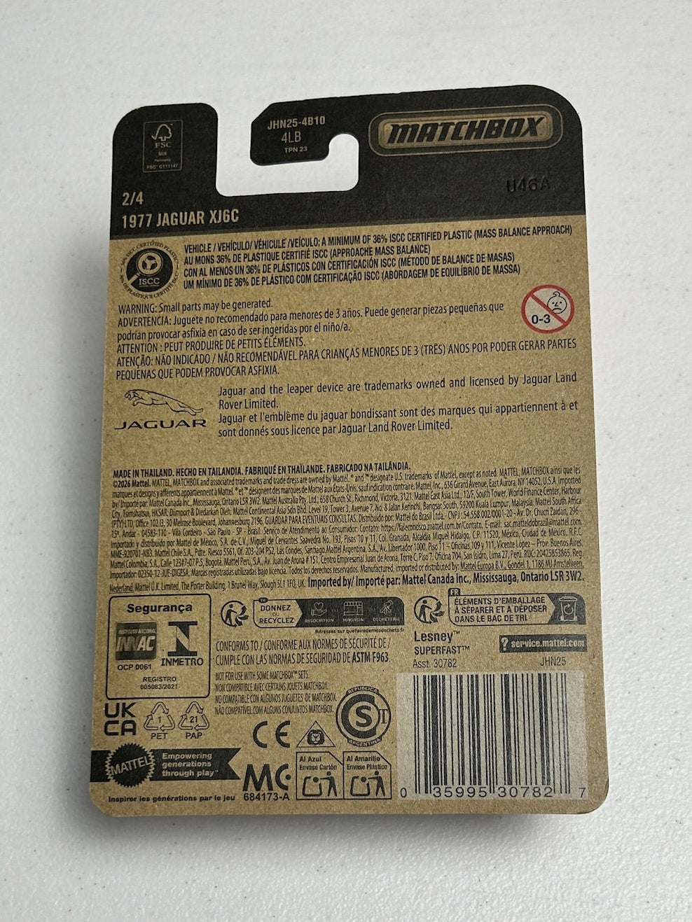 Matchbox 1:64 1977 Jaguar XJ6C SuperChase