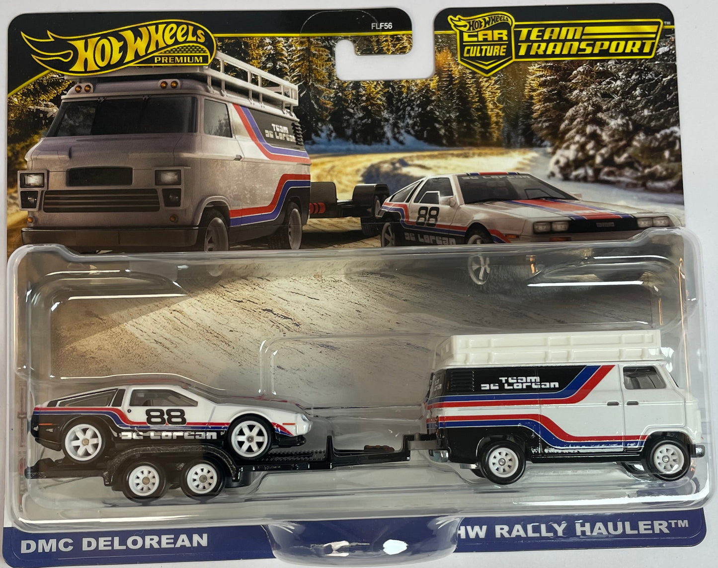 Hot Wheels Team Transport #78 DMC Delorean/HW Rally Hauler